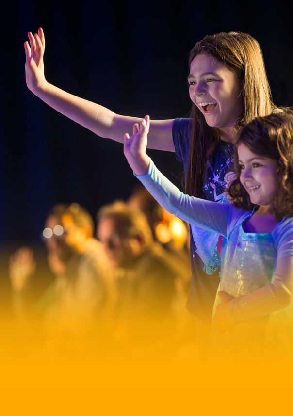 Publiek geniet van een Disney On Ice-voorstelling