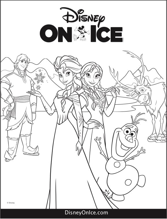 Disney's Frozen Coloring Pages And Printables For Kids!
