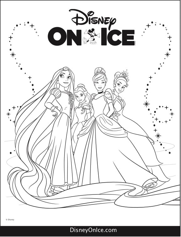 Disney Princess Coloring Pages – Free Printable Download