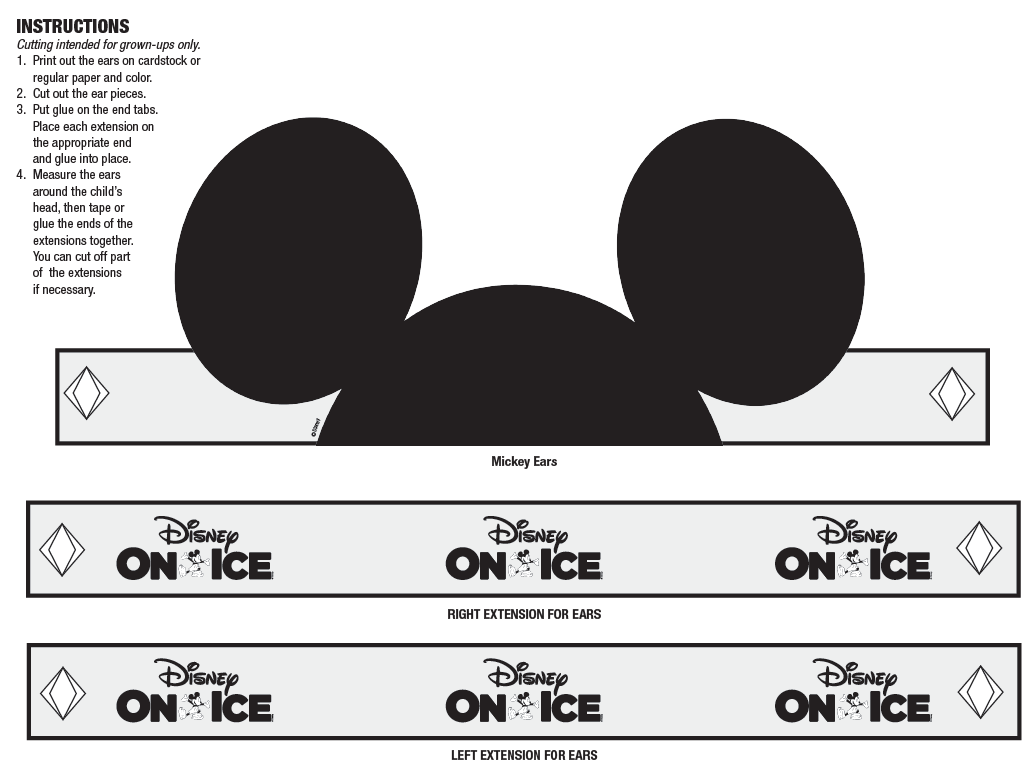 PRINTABLE ACTIVITY SHEETS | Fun | The Official Site of Disney On Ice
