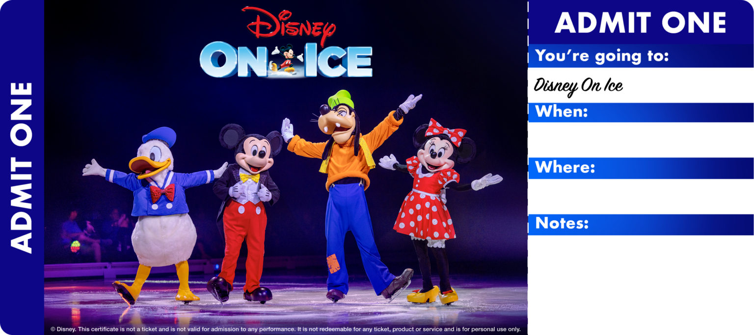 TICKETS MAKE GREAT GIFTS | Fun | The Official Site of Disney On Ice