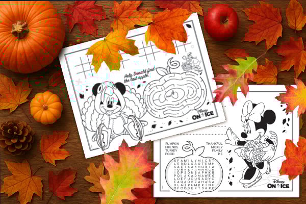 Thanksgiving Activity Placemats