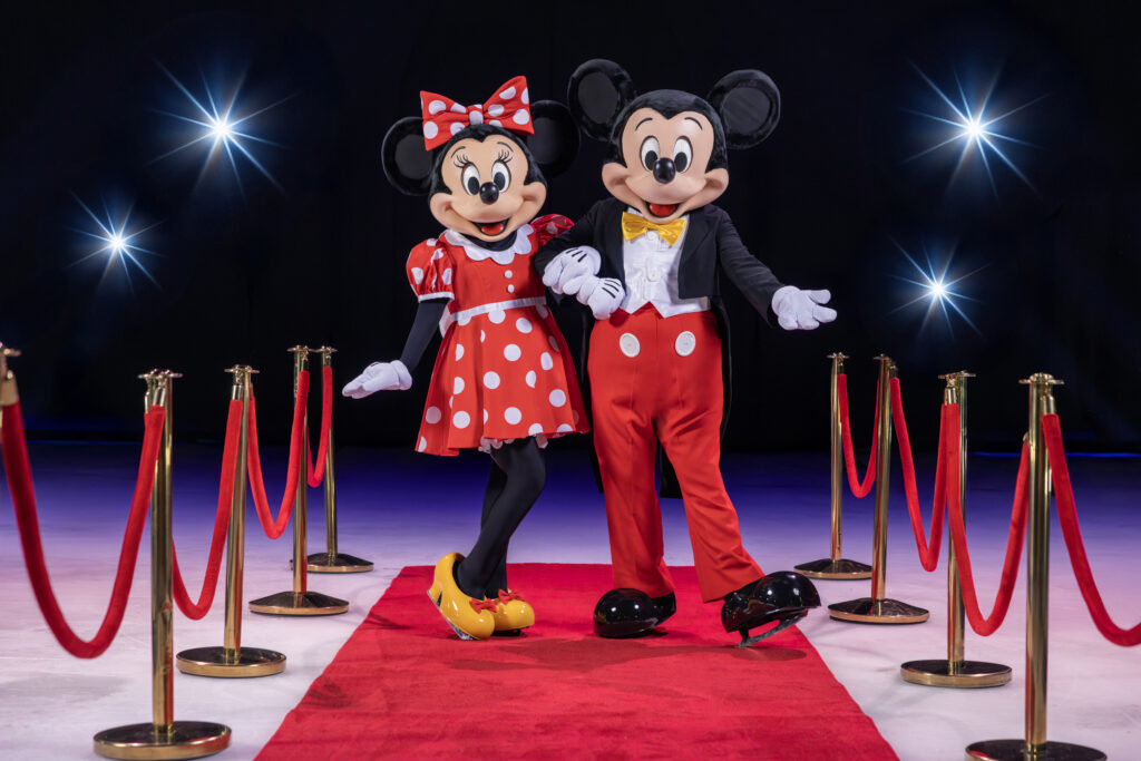 Minnie and Mickey Mouse