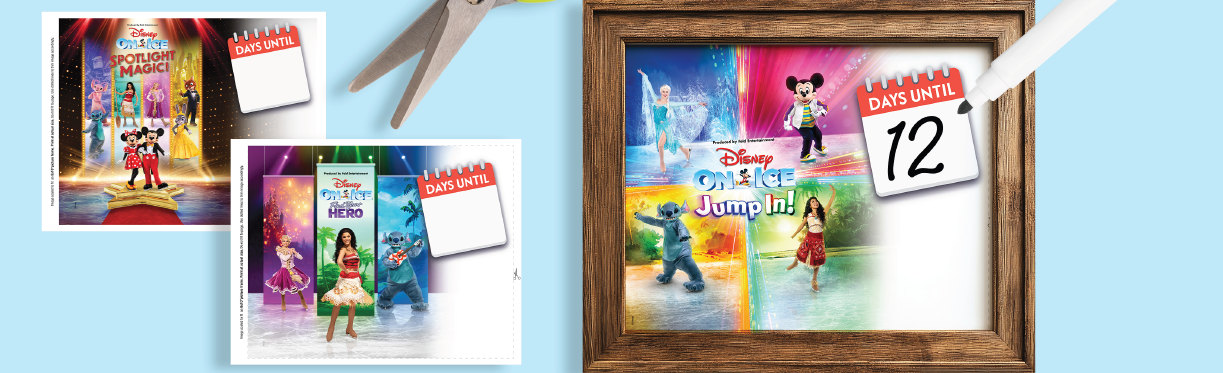 <em><em>Disney On Ice</em></em> Show Countdown Activity