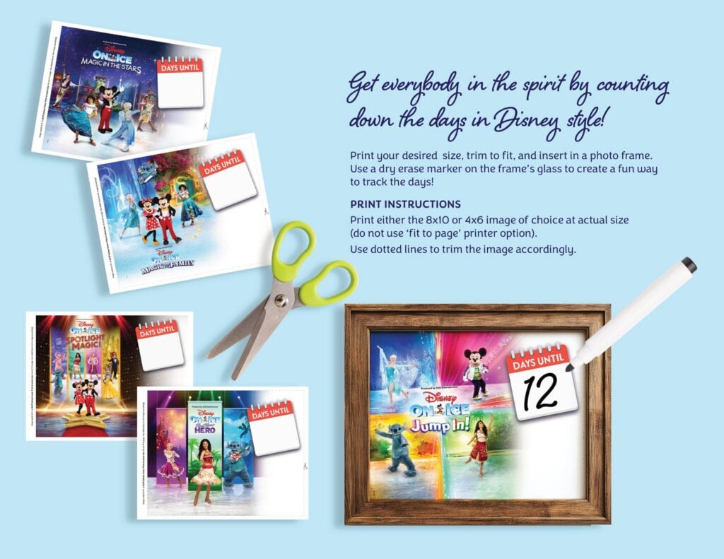 Instructions for printable graphic